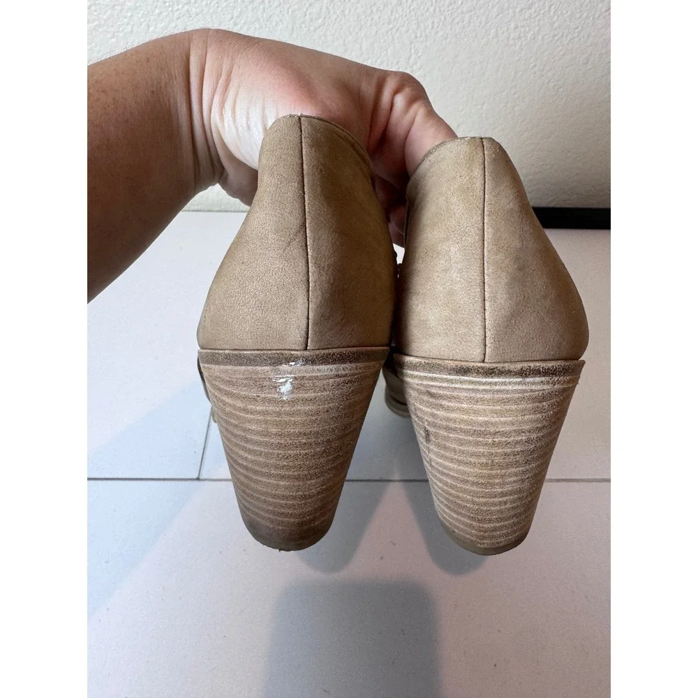 Eileen Fisher Leather Peep Toe Wedge Sandals‎ Womens 9.5 Strappy Boho Festival